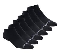 Skechers Uomo 6 Pack uomo's Cotton No Show Calze in Nero, Taglia Largo