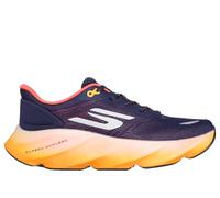 Skechers Uomo Aero Burst Sneaker in Blu Navy Blue/Arancione, Taglia 39.5, Vegan, Lavabile in lavatrice , Arch Fit , Hyper Burst