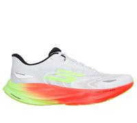 Skechers Uomo Aero Spark Sneaker in Bianco/Multicolore, Taglia 43.5, Vegan, Lavabile in lavatrice , Arch Fit , Hyper Burst
