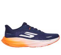 Skechers Uomo Aero Spark Sneaker in Blu Navy Blue/Arancione, Taglia 47, Vegan, Lavabile in lavatrice , Arch Fit , Hyper Burst