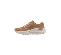 Skechers Uomo Arch Fit 2.0 The Keep Basket, Whiskey Suede Mesh Duraleather Trim, 42 EU