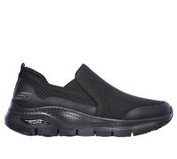 Skechers Arch Fit Banlin, Sneaker Uomo, Black Mesh/Black Synthetic/Trim, 39.5 EU