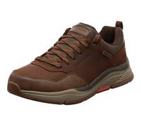 Skechers Scarpe Benago Uomo Pelle impermeabile Marrone scuro Taglia 44