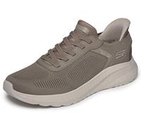 Skechers Uomo Slip-ins: BOBS Sport Squad Chaos - Solid Step Sneaker in Talpa Scuro, Taglia 44, Vegan, Lavabile in lavatrice