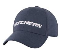 Skechers Uomo Booming cappello da baseball in Carbone/Blu Navy Blue