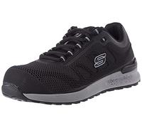 Skechers Uomo Bulklin Bragoo Trainers, Black KPU + Mesh, 41.5 EU