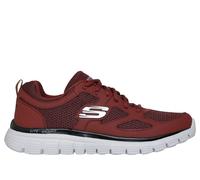 Skechers Uomo Burns - Agoura Sneaker in Bordeaux, Taglia 45
