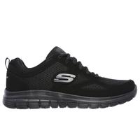 Skechers Uomo Burns - Agoura Sneaker in Nero, Taglia 48.5