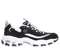 Skechers Uomo D'Lites Sneaker in Nero/Bianco, Taglia 42.5