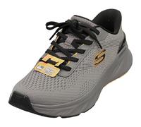 Skechers Edgeride Erlson, Scarpe da Ginnastica Uomo, Charcoal Knit/Yellow Pu, 43 EU