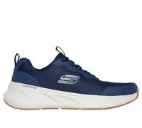 Skechers Uomo Edgeride - Rekze Sneaker in Blu Navy Blue/Bianco, Taglia 42, Vegan, Lavabile in lavatrice