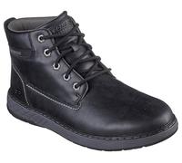 Skechers Uomo Garlan Deno Trainers, Black Synthetic, 47.5 EU