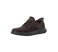 Skechers Uomo Garza Gervin Slip-On, Chocolate Leather, 42 EU