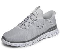 Skechers Uomo Glide-Step Noxus Slip-in ALLENATRICE, Light Grey, 42 EU