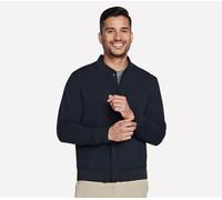 Skechers Uomo GO FLEX Bomber Giacca Giacca in Nero, Taglia Piccolo