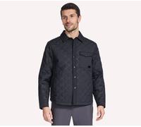 Skechers Uomo GO SHIELD Cozy Fit Altitude Bonded Giacca in Nero, Taglia Piccolo
