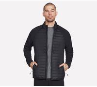 Skechers Uomo GO SHIELD Hybrid Giacca in Nero, Taglia Piccolo