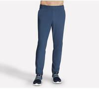 Skechers Uomo GO STRETCH Ultra Tapered Pantaloni in Carbone/Blu Navy Blue, Taglia Piccolo