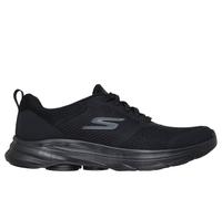 Skechers Uomo GO Walk 8 - Idris Sneaker in Nero, Taglia 43.5, Vegan, Lavabile in lavatrice