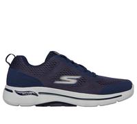 Skechers Uomo GO WALK Arch Fit - Idyllic Sneaker in Blu Navy Blue/Oro, Taglia 42