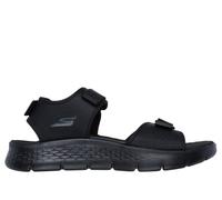 Skechers Uomo GO WALK Flex Sandali - Antigua Beach in Nero, Taglia 40