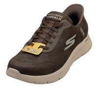 Skechers Scarpe senza lacci Go Walk Flex Uomo Marrone 41