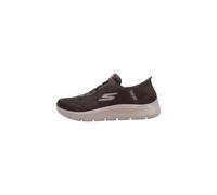Skechers Uomo Go Walk Flex Smooth Motion Scarpe da Allenamento, Brown Textile, 43 EU