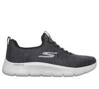Skechers Uomo GO WALK Flex - Ultra Sneaker in Nero/Bianco, Taglia 45, Vegan