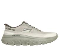 Skechers Go Walk Max Cushioning Hyper Burst Zoltar Sneaker, Charcoal Lime Textile/Trim, 40 UK