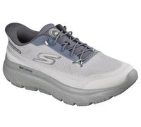 Skechers Go Walk Max Cushioning Hyper Burst Zoltar Sneaker, Charcoal Lime Textile/Trim, 40