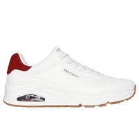 Skechers Uomo Harry Kane - Off Pitch Collection: UNO - Harry Kane Air Sneaker in Bianco/Bordeaux, Taglia 45