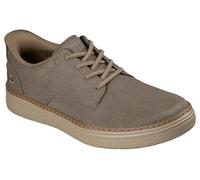 Skechers Uomo Hyland Basket, Tela Grigio Scuro, 42 EU