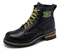 Skechers uomo John Deere: Cascades stivali da lavoro stringati in pelle, nero, 42 EU