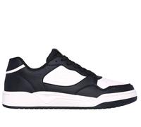 Skechers Uomo Koopa Court - Volley Low Varsity Sneaker in Nero/Bianco, Taglia 44