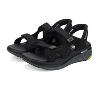 Skechers Uomo Max Cushioning Premier 2.0 Sandal Julian Sandali, Black And Charcoal Textile/Synthetic, 45.5 EU