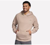 Skechers Uomo Max Soft felpa con cappuccio in Marrone/Talpa, Taglia 2XL