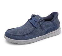 Skechers Scarpe da Ginnastica Uomo Melson-Coronado Denim Canvas 47,5 EU