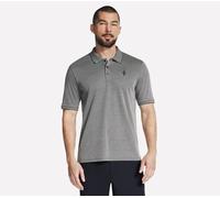 Skechers Uomo Off Duty Polo in Carbone, Taglia Piccolo