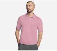 Skechers Uomo Off Duty Polo in Grigio/Rosa, Taglia Medio
