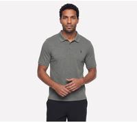 Skechers Uomo Off Duty Polo Maglietta in Carbone, Taglia 3XL