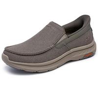 Skechers Pollard Wilfred Scarpe Da Uomo In Tessuto Color Tortora - EUR 45