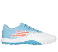Skechers Uomo Razor 1.5 Academy TF Shoes in Bianco/Turchese, Taglia 48.5