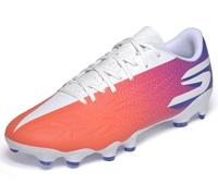 Skechers Uomo Razor 2 Academy Scarpe da Calcio per Terreni compatti, White/Blue/Pink, 47.5 EU