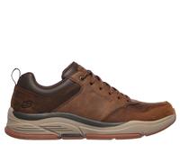 Skechers Uomo Relaxed Fit: Benago - Treno Sneaker in Marrone, Taglia 42.5