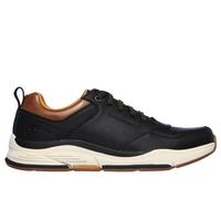 Skechers Benago - Treno, Scarpe da Ginnastica Uomo, Nero Black Leather Blk, 43 EU