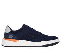 Skechers Uomo Relaxed Fit: Corliss - Dorset Sneaker in Blu Navy Blue, Taglia 42.5, Vegan, Lavabile in lavatrice