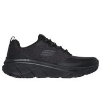 Skechers Uomo Relaxed Fit: D'Lux Walker 2.0 - Steadyway Sneaker in Nero, Taglia 48.5, Vegan, Lavabile in lavatrice