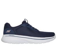 Skechers Uomo Relaxed Fit: GO WALK Arch Fit N-Joy - Cullman Slip-On Shoes in Blu Navy Blue, Taglia 43, Vegan, Lavabile in lavatrice