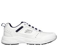 Skechers Uomo Relaxed Fit: Oak Canyon - Redwick Sneaker in Bianco/Blu Navy Blue, Taglia 45