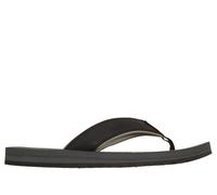 Skechers Uomo Relaxed Fit: Quill - Board View Sandali in Nero, Taglia 45
